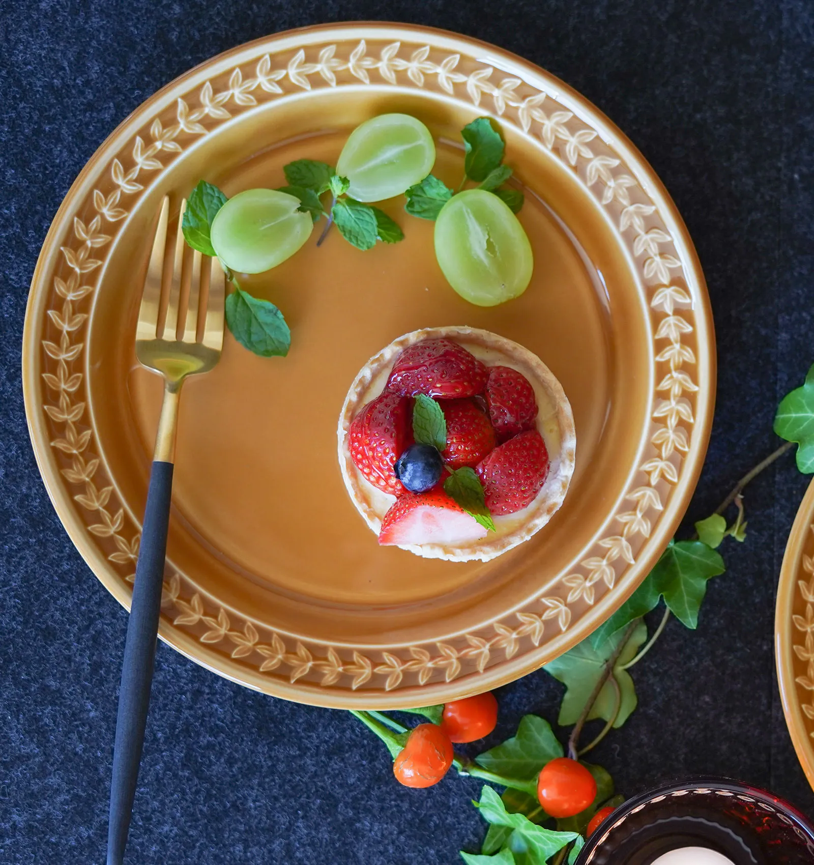 秋のテーブルコーディネート画像