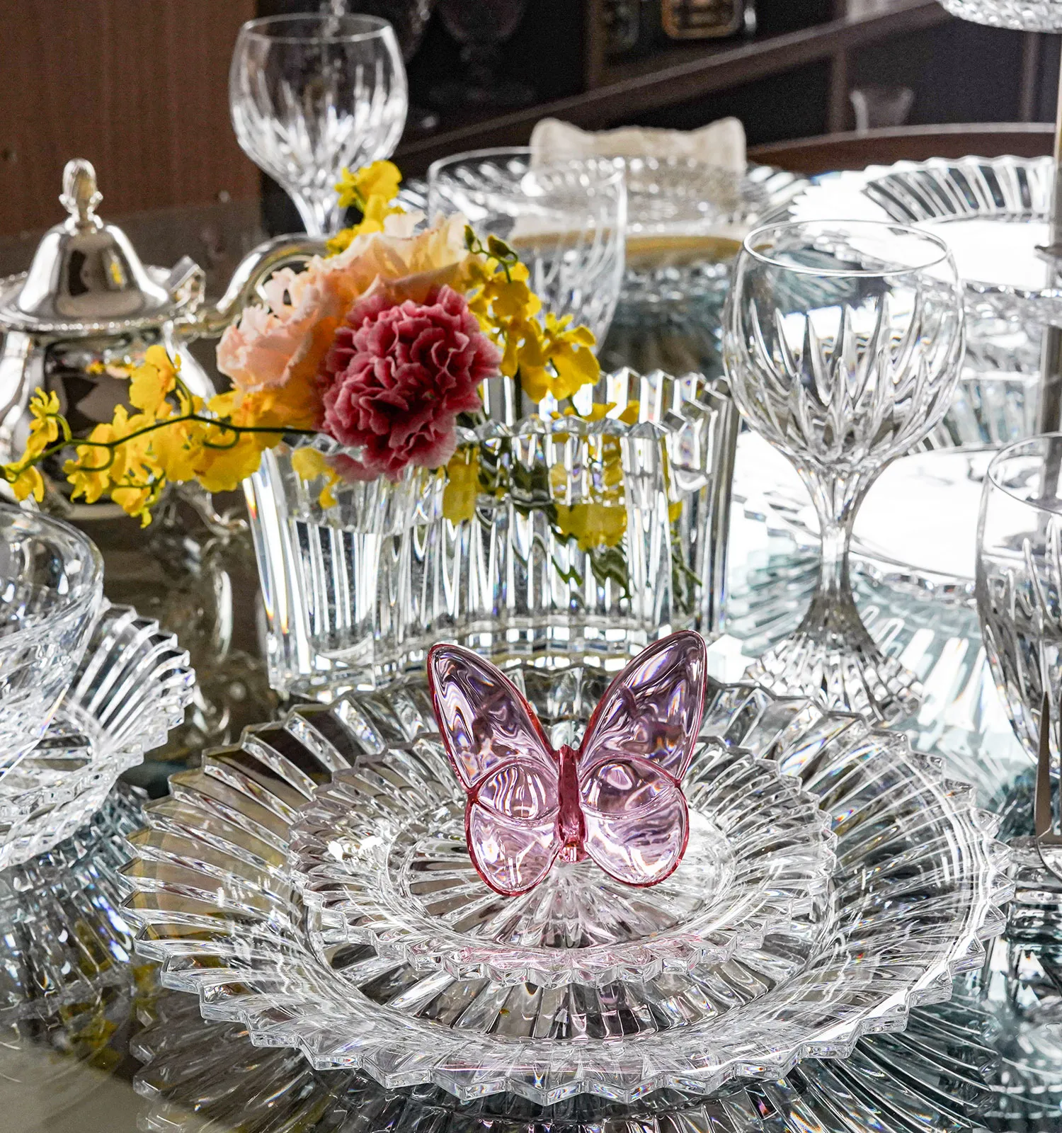 バカラ 花瓶 クリスタルガラス 高さ20 オルグ ORGUE baccarat 【公式通販】