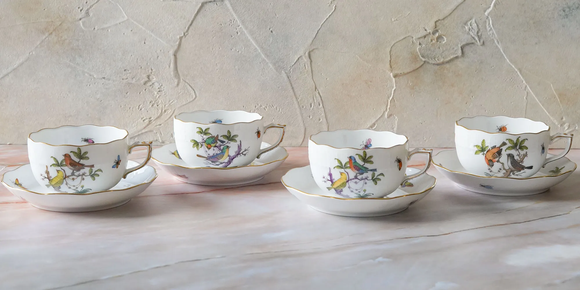 ヘレンドティーカップコレクション画像