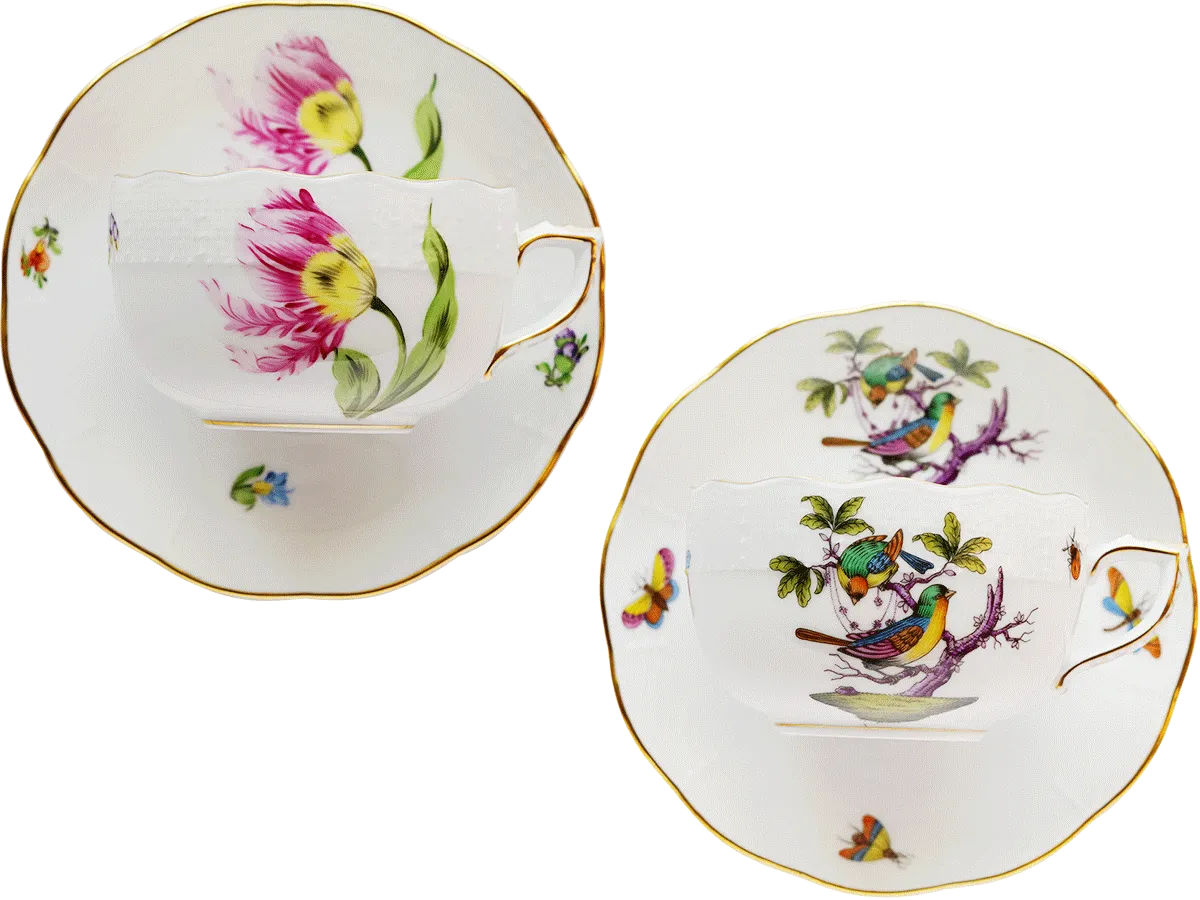 ヘレンドティーカップコレクション画像