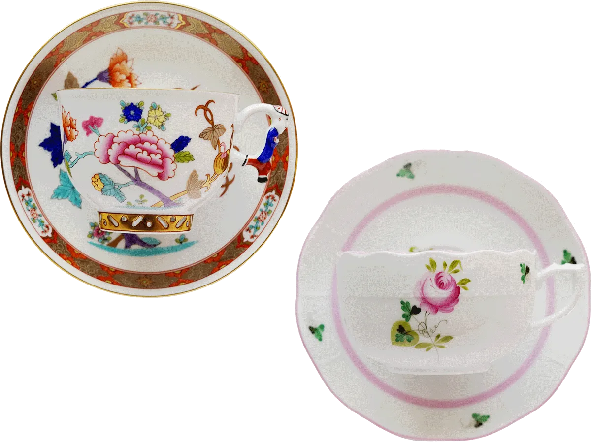 ヘレンドティーカップコレクション画像