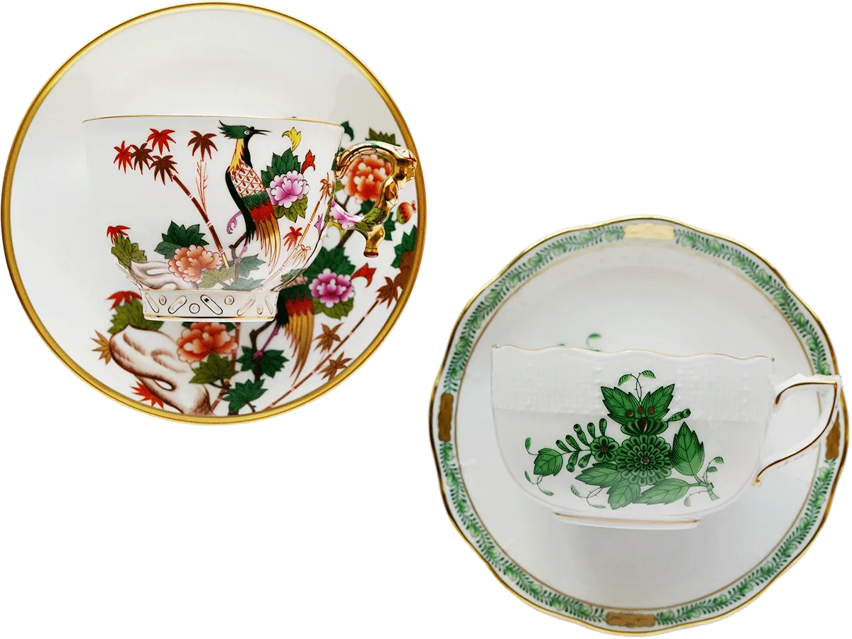 ハンガリーの名窯ヘレンド ～様々な絵柄のティーカップ 花・鳥