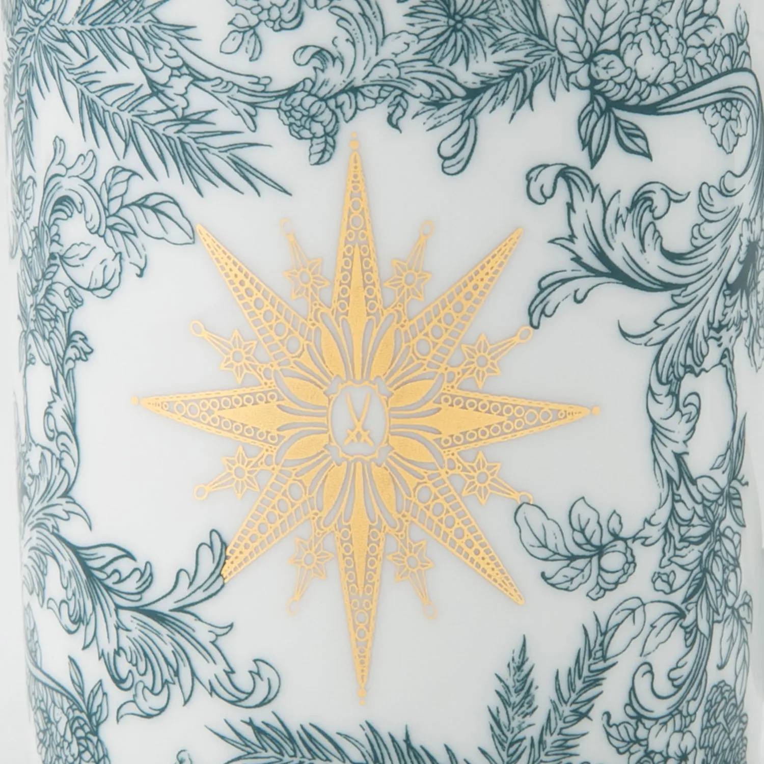 マイセン（Meissen）クリスマススター ブルーマグカップ 240ml 高さ9cm 79A940