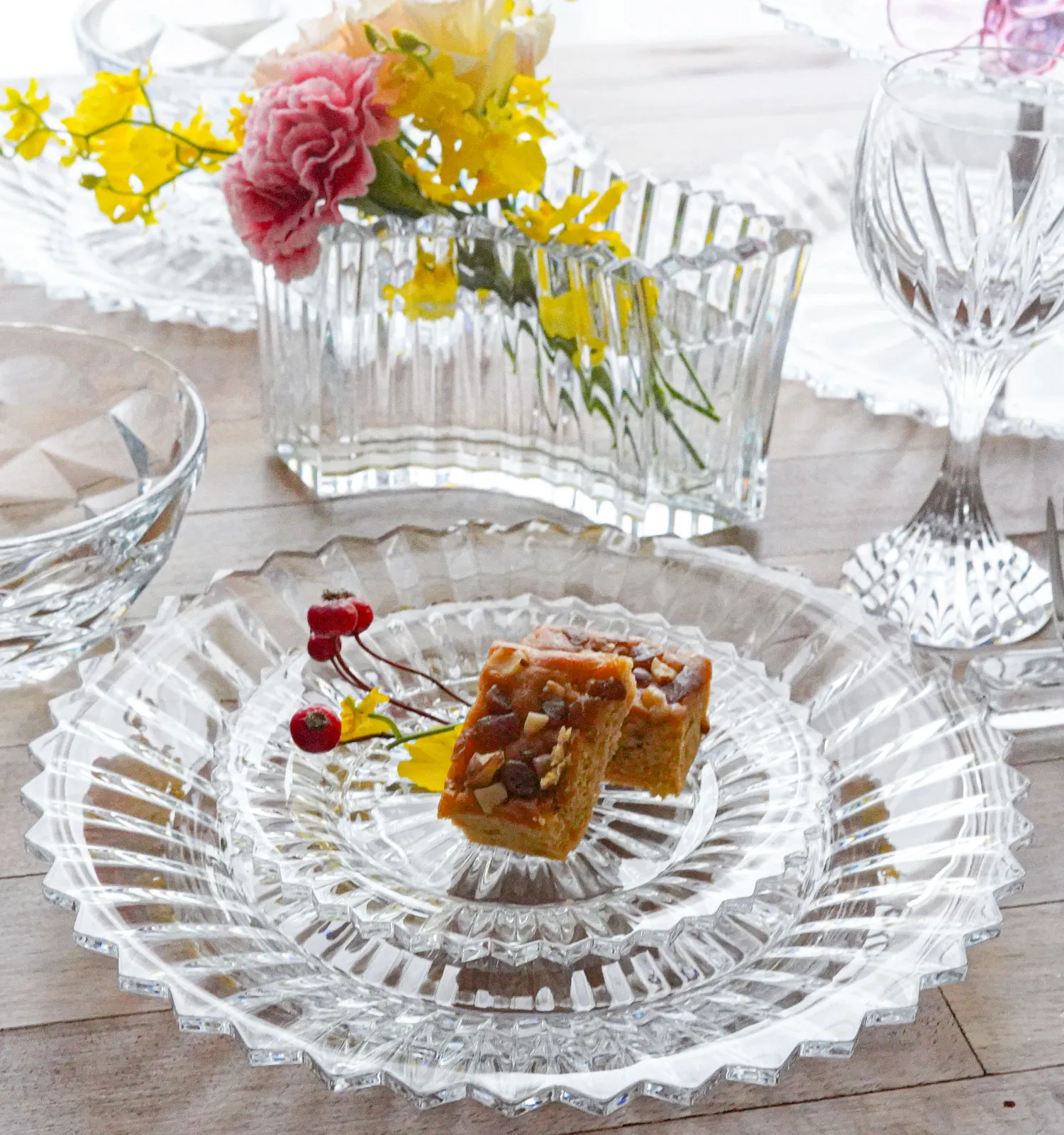 バカラ　ミルニュイディッシュ　２枚セット バカラ ミルニュイディッシュ 2枚セット バカラ ミルニュイディッシュ