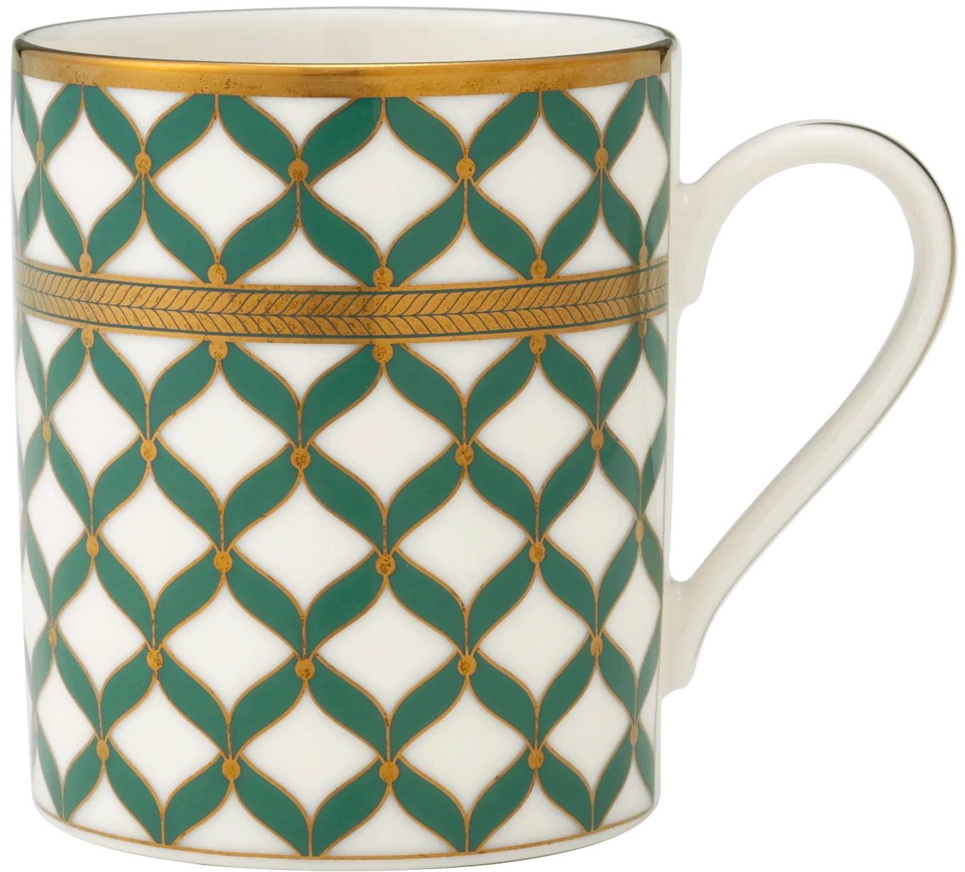 オヴェルデムーンウォーカーマグカップグリーンホワイトの画像