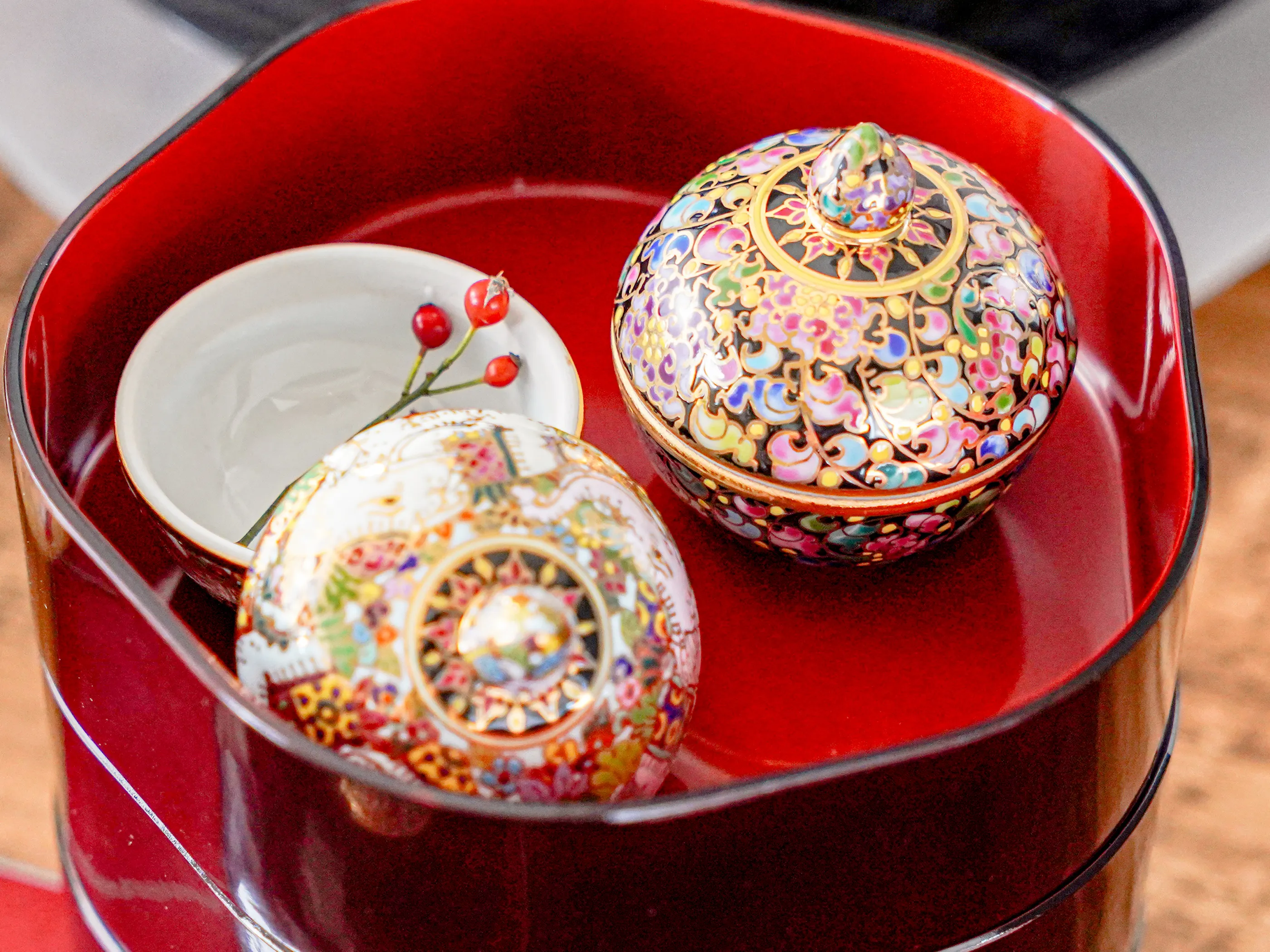 お正月の器の画像