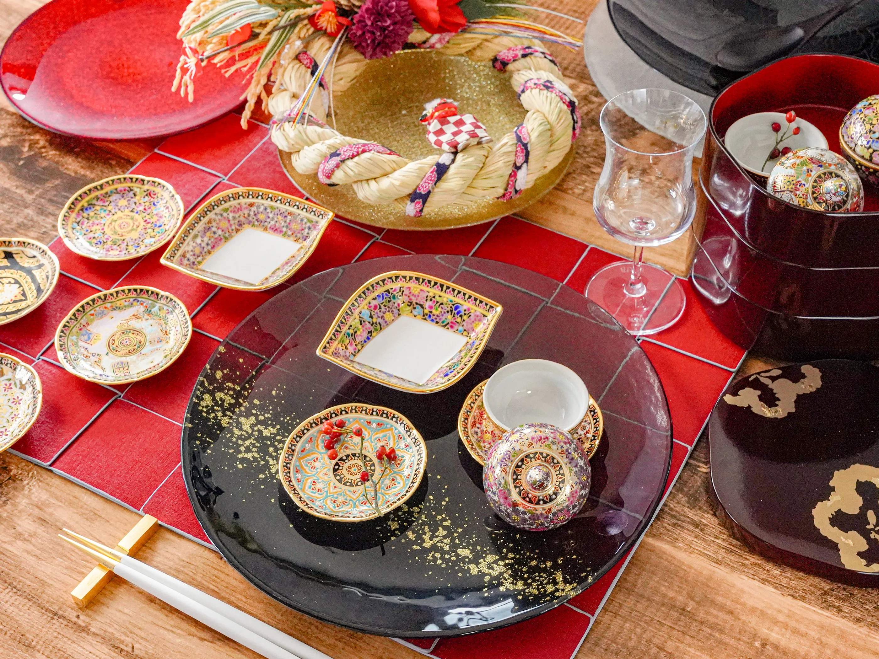 お正月の器の画像