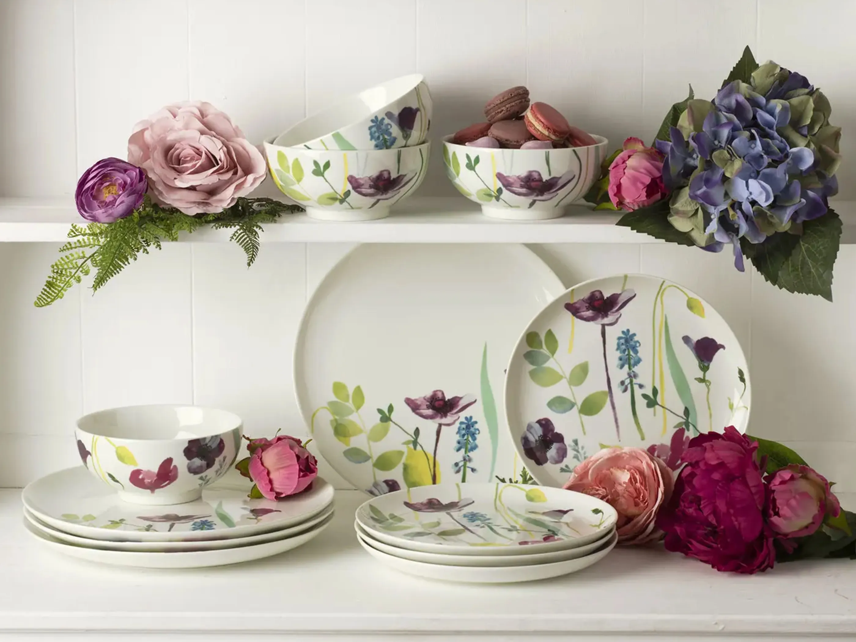 【レア美品】スポード ★フローラルタペストリー★プレート　6枚 レア美品】スポード ☆フローラルタペストリー☆プレート 6枚