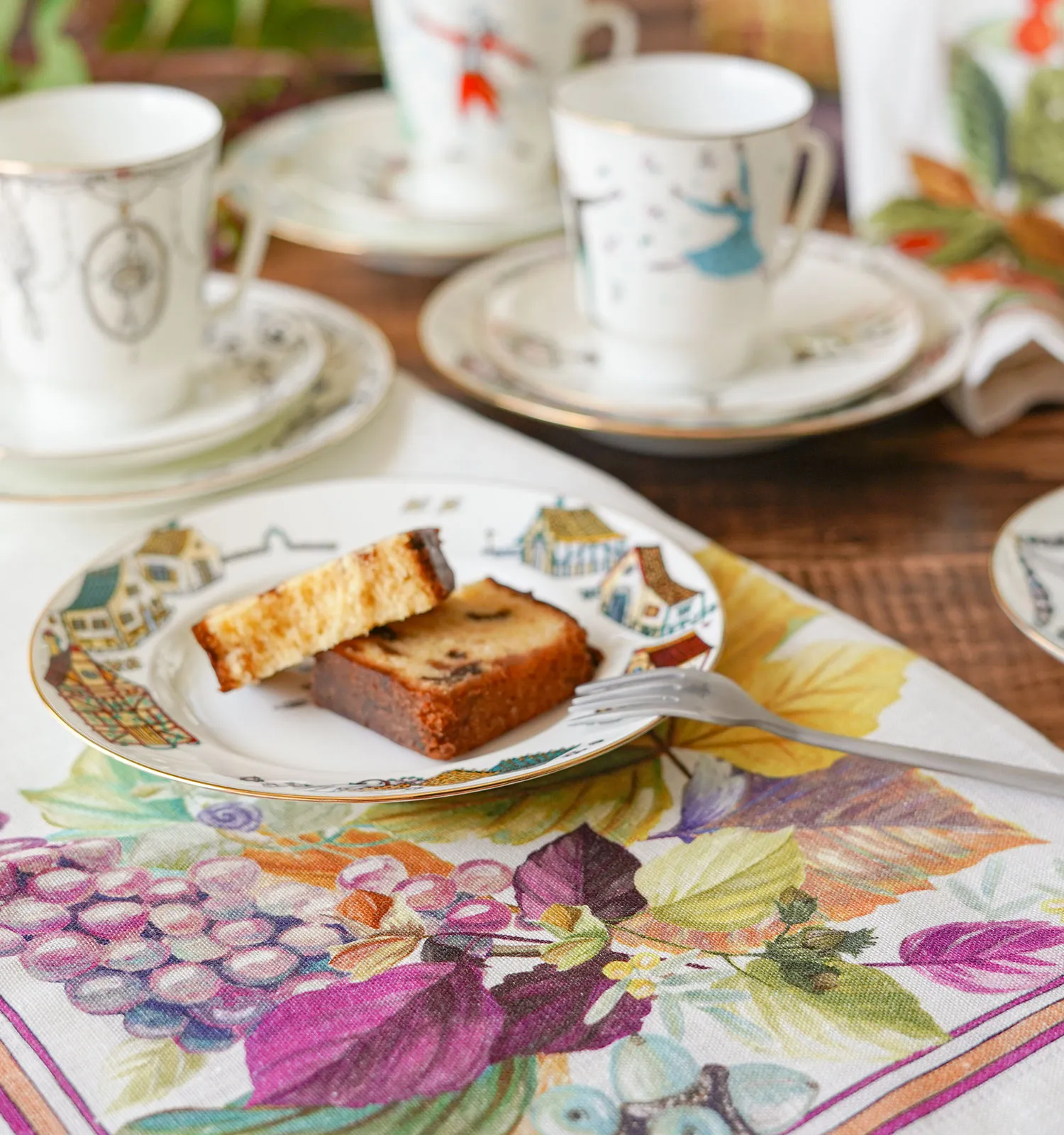 テシトゥーラ トスカーナ テレリーエ ナプキン 46×46cm 4枚セット アルジェンタリオ 100%リネン ポーチ付