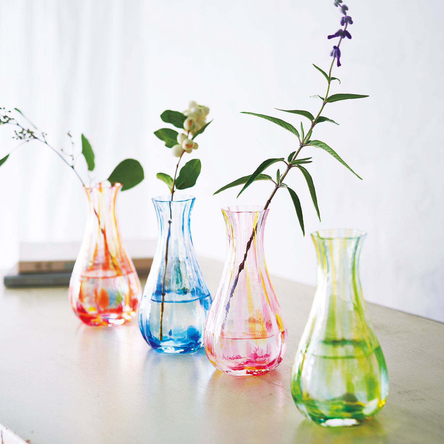 【大川薫 工房】ガラス 花瓶 フラワーベース、金魚鉢 津軽びいどろ | ブランド洋食器専門店ル・ノーブル 公式オンラインショップ