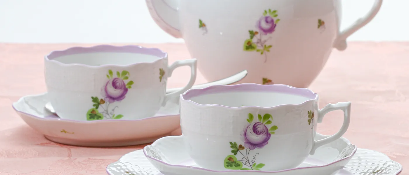 ヘレンド「ウィーンのバラ」の美しいシリーズ | ブランド洋食器専門店