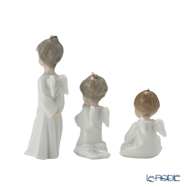 リヤドロ Mini Angel Tree Ornament ミニ 天使のオーナメント 3点セット 01604 ミュージアムコレクション【紐は付属しておりません】