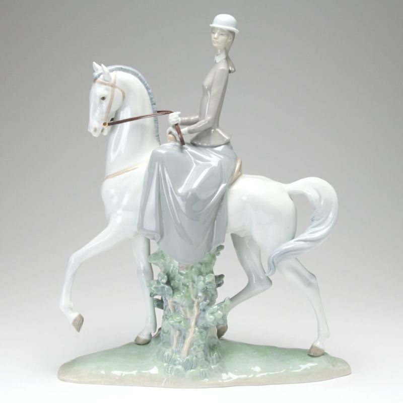 リヤドロ 白い馬の少女 04516