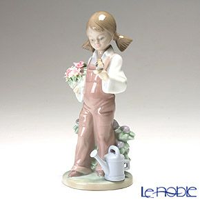 リヤドロ 小鳥と話す少女 05217