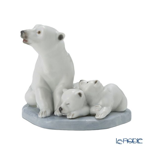 リヤドロ Polar Bear miniature 白くまの親子 5434 ミュージアムコレクション