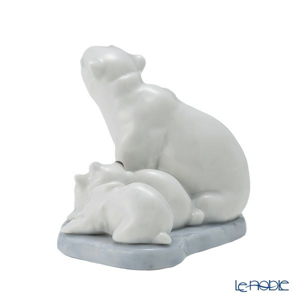 リヤドロ Polar Bear miniature 白くまの親子 5434 ミュージアムコレクション