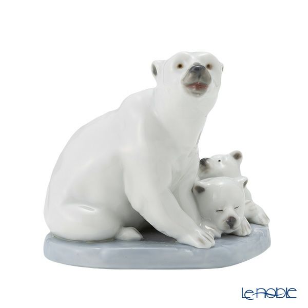 リヤドロ Polar Bear miniature 白くまの親子 5434 ミュージアムコレクション