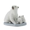リヤドロ Polar Bear miniature 白くまの親子 5434 ミュージアムコレクション