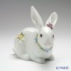 リヤドロ 花飾りの白ウサギ2 06098