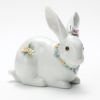 リヤドロ 花飾りの白ウサギ2 06098