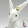 リヤドロ 花飾りの白ウサギ4 06100