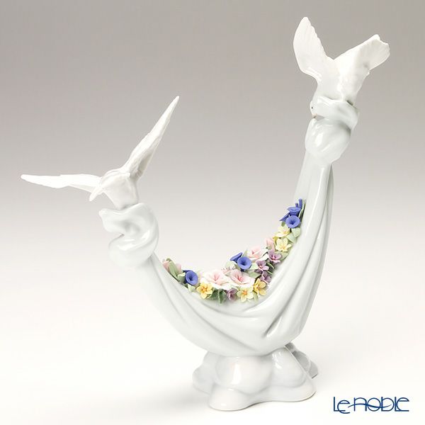 リヤドロ 平和の花かご 06579