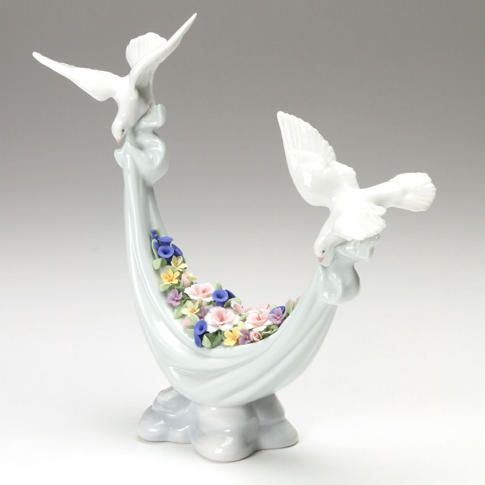 リヤドロ 平和の花かご 06579