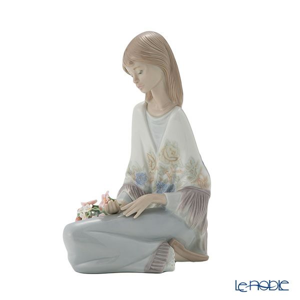 リヤドロ Flowers Song 07607（19×14cm） ミュージアムコレクション