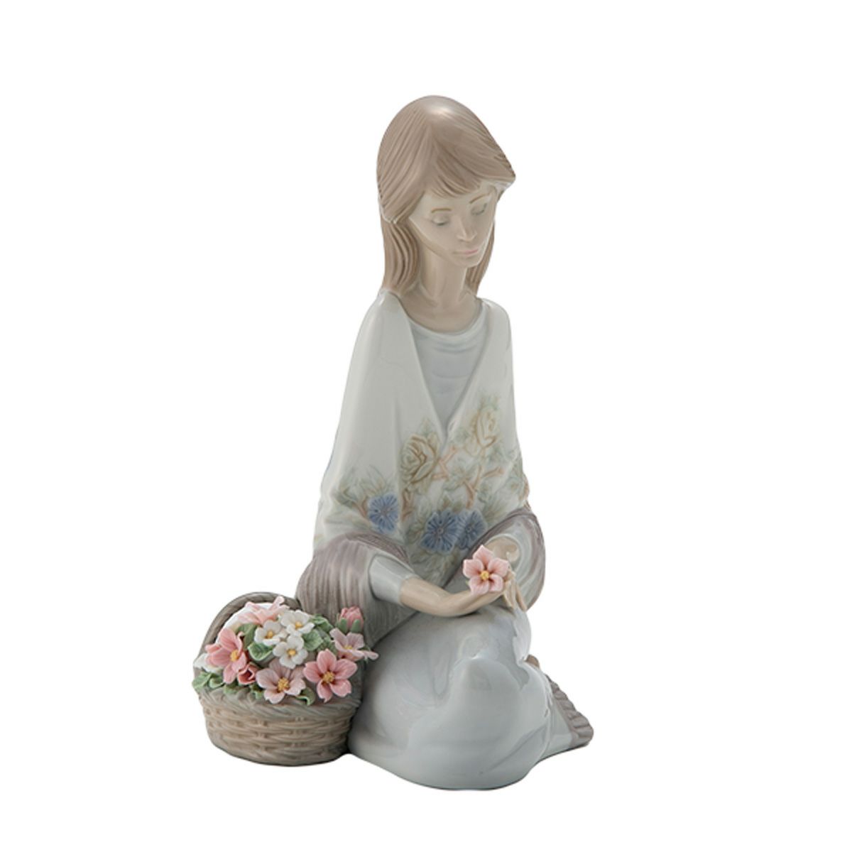 リヤドロ Flowers Song 07607（19×14cm） ミュージアムコレクション