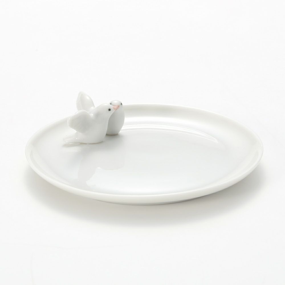 リヤドロ アクセサリートレイ（鳩） 7842