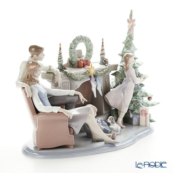 リヤドロ 家族のクリスマス 08260（37×51cm）