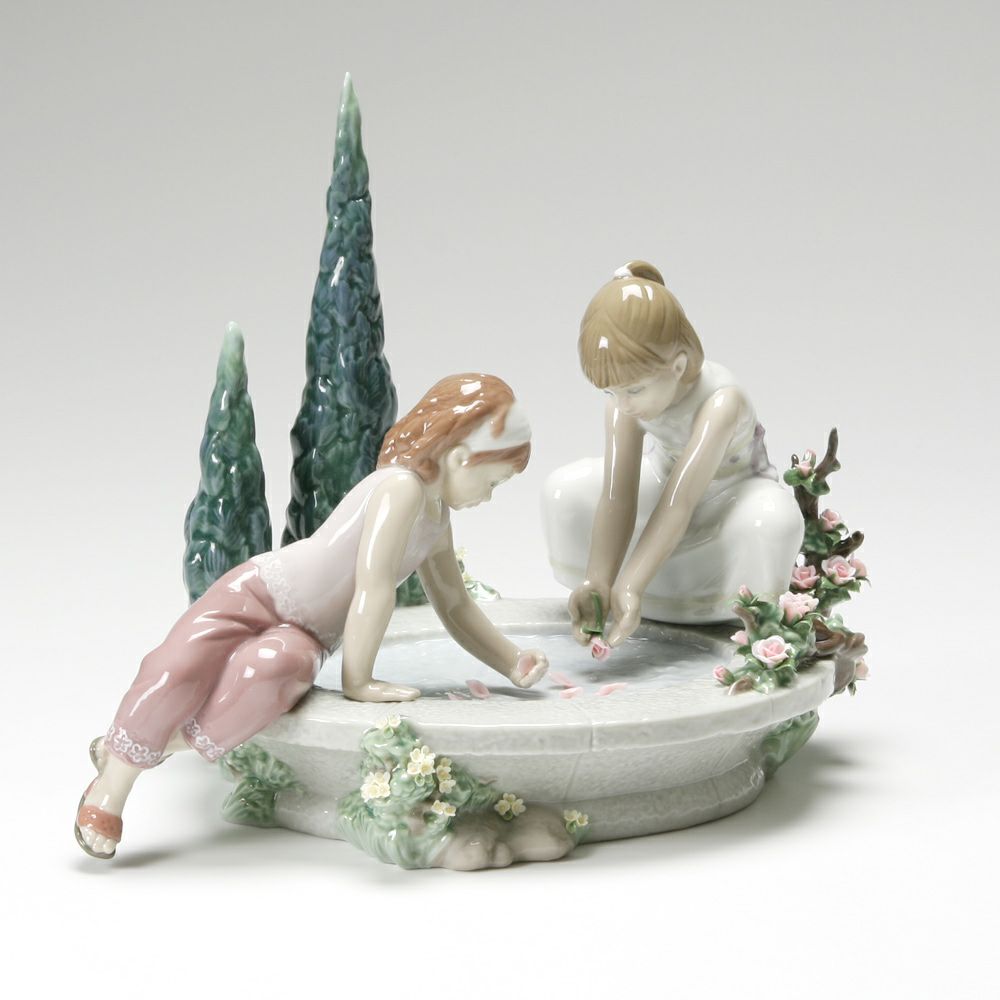 リヤドロ 花の小舟を浮かべて 08355