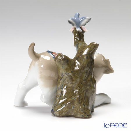 リヤドロ 桜の咲く頃 仔犬 8381