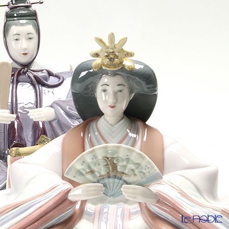 リヤドロ 雛人形 親王飾り 08505（限定3500体）