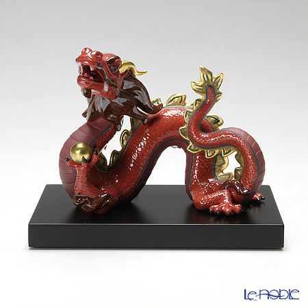 リヤドロ 龍（宝珠） 08613 台座付