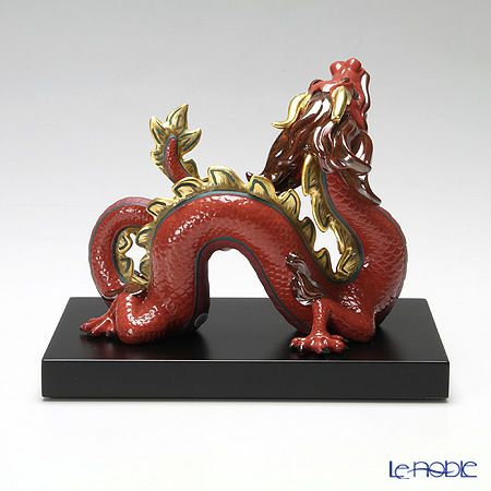 リヤドロ 龍（宝珠） 08613 台座付