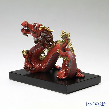 リヤドロ 龍（宝珠） 08613 台座付