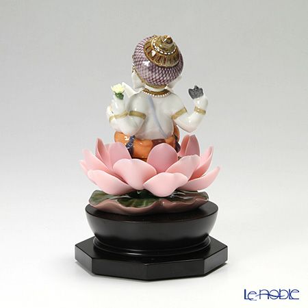 リヤドロ 蓮の上のガネーシャ 08635