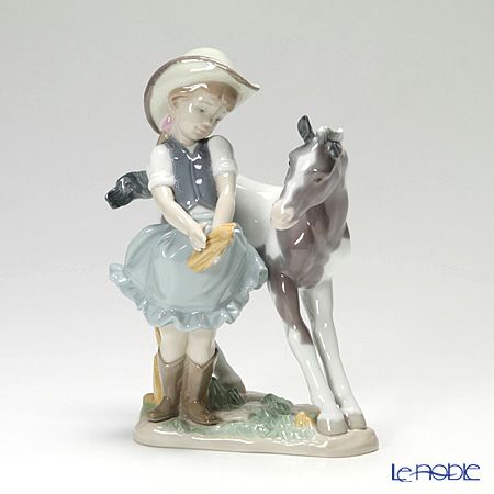 リヤドロ 小さなカウガール 8636