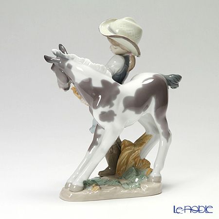 リヤドロ 小さなカウガール 8636