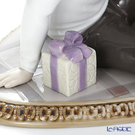 リヤドロ ふたりのクリスマス （クリスマスツリー） 08665 台座付