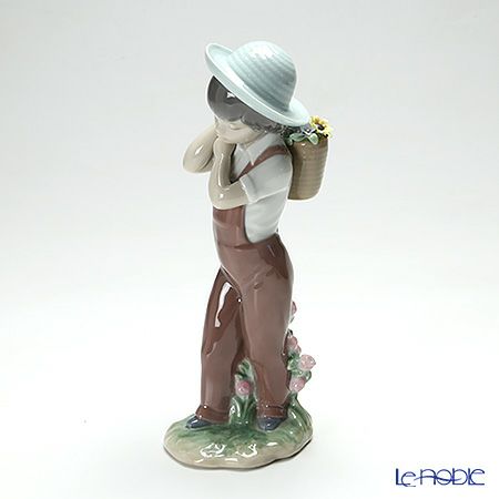 リヤドロ 花かごの少年（スペシャルバージョン） 08675 リヤドロ創業60周年記念