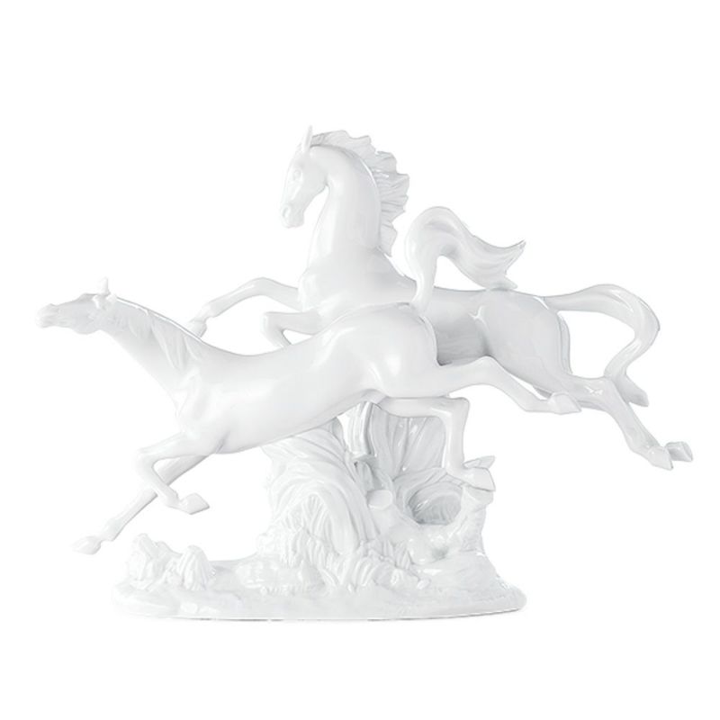 リヤドロ 駆ける馬 White 08682