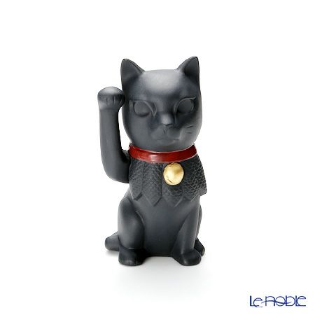 リヤドロ 招き猫 ブラック 09166