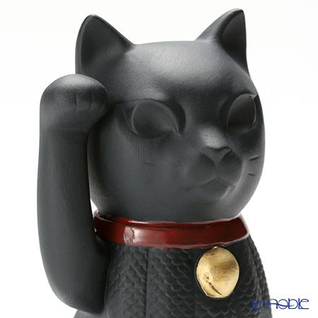 リヤドロ 招き猫 ブラック 09166