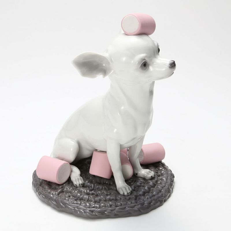 リヤドロ チワワとマシュマロ 09191