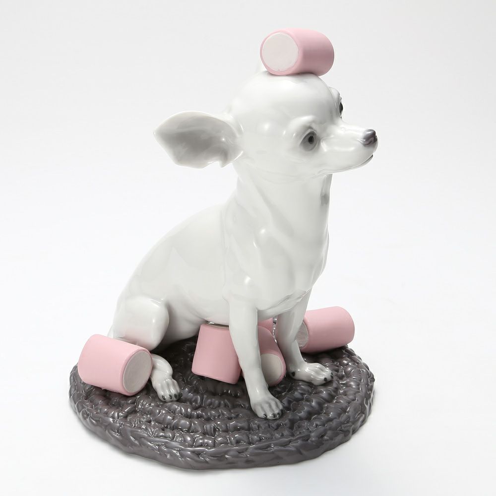 リヤドロ チワワとマシュマロ 09191