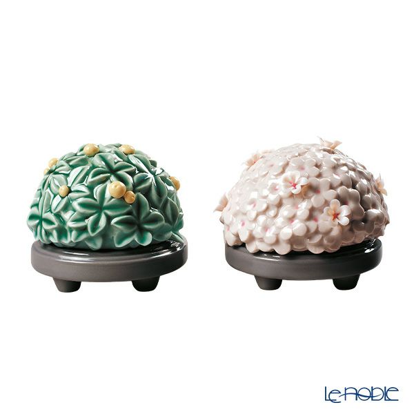 リヤドロ 桜・橘2点セット 09232