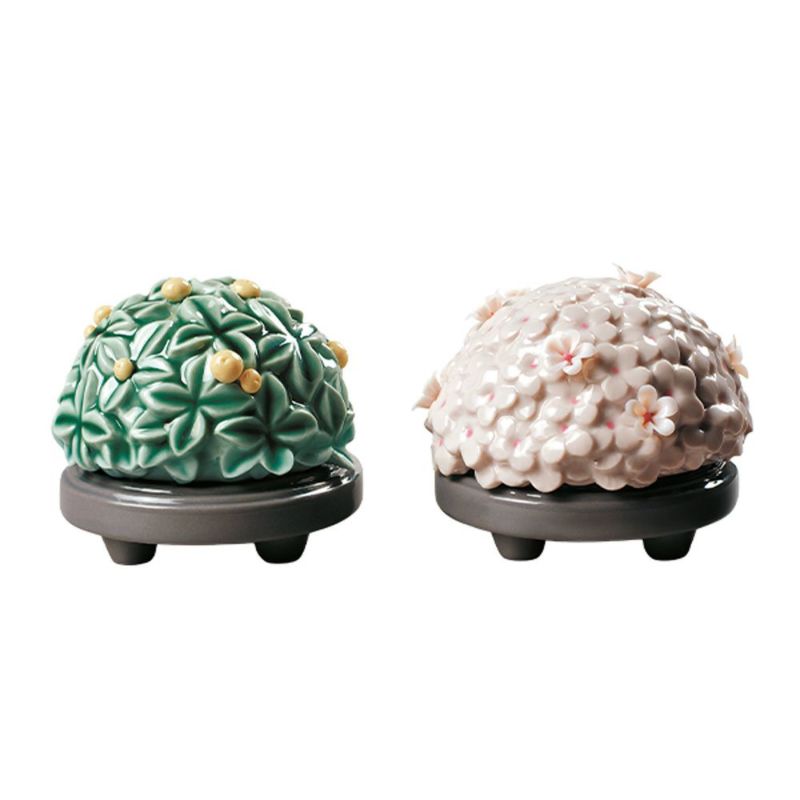 リヤドロ 桜・橘2点セット 09232