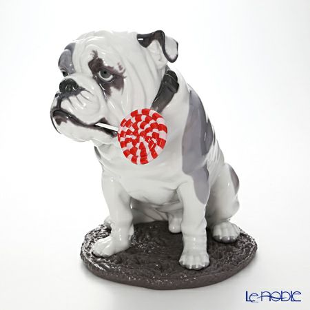 リヤドロ Bulldog with Lollipop ブルドッグとペロペロキャンディ 09234